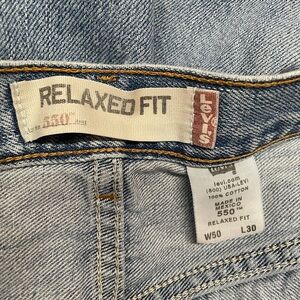 MENS LEVI’S 550 RELAXED FIT